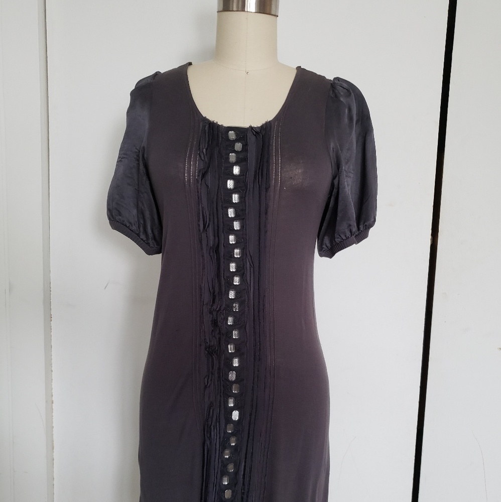 Bcbg Maxazria Dress with front white Stones